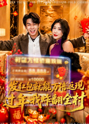 发红包就能万倍返现，过年我炸翻全村（80集）好短剧分享