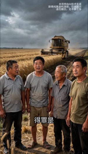 讹走收割机后，她家麦子烂地里（50集）免费看短剧