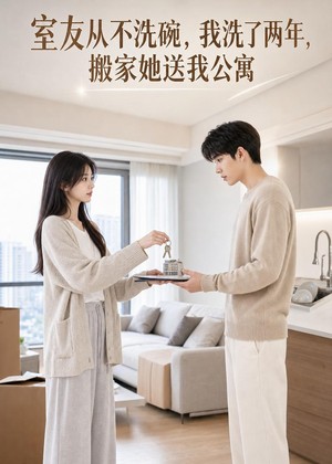 室友从不洗碗，我洗了两年，搬家她送我公寓（47集）短剧也太好看了