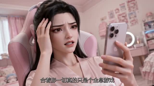 穿进全息游戏我掀翻剧本做女帝（70集）每天短剧分享